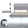 Čalouněná postel Flieks 140x200 cm s 2 USB, manželská Náhled obrázku produktu 8