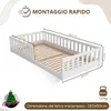 Crazy Pine Letto per bambini 80x160 cm – Letto da pavimento Anteprima dell’immagine prodotto 3