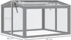 Outsunny Serre Nursery avec couvercle en bois et Voir les images du produit 3