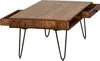 Table basse FineBuy en bois massif de sheesham, 110 cm · Voir les images du produit 1