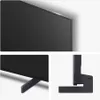 A collage of images showing different angles of an LG TV, including the screen, the stand, and a close-up of the stand. Produktbild-Vorschau