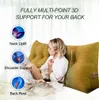 Ergonomický polštářek na opěrku hlavy ve vzhledu lnu, Náhled obrázku produktu 2