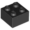 Lego® 2x2 Stein 3003 - 50 Stück Schwarz Produktbild-Vorschau 2