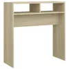 vidaXL Konzolový stôl Sonoma Oak 78x30x80 cm Materiál dreva Náhľad obrázku produktu 1