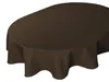 Tischdecke oval braun 130x220 cm Leinenoptik Lotuseffekt Produktbild-Vorschau 6