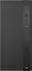 A front view of a black computer case. Náhled obrázku produktu