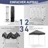 LEADZM 2x2m Faltpavillon, Pop Up Pavillon mit 4 Produktbild-Vorschau 5