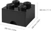 LEGO 40051733 Boîte à tiroirs LEGO STORAGE BRICK DRAWER 4, Voir les images du produit 3