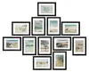 Bomoe 12er Bilderrahmen Set Ocean, 13x18cm, Schwarz Produktbild-Vorschau 1