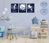 Postertech 3er Kinderzimmer Poster Set Tiere Mond und Produktbild-Vorschau 2