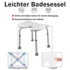 TWOLIIN Tabouret de douche Tabouret de bain réglable en Voir les images du produit 5