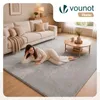 VOUNOT® Weicher Kurzflor Teppich Wohnzimmer mit Produktbild-Vorschau 2