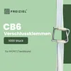 CB6 Draht Verschlussklemmen 19mm aus Metall für Produktbild-Vorschau 2