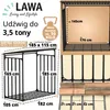 Wiata na drewno metalowa z dachem i plandeką 185x185x105cm Podgląd zdjęcia produktu 2