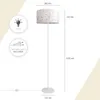 Stehlampe Wohnzimmer Modern E27 Leselampe Stehleuchte Produktbild-Vorschau 3