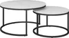 Zestaw stolików kawowych Vicco Montreal Biały 77 x 40 cm 2 Podgląd zdjęcia produktu 1