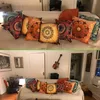 4er Set Dekorativ Kissenbezug Mandala Muster 45 x 45cm Sofa Produktbild-Vorschau 3