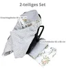 TupTam 2er SET Baby Decken Einschlagdecke 85x85 cm für Produktbild-Vorschau 2