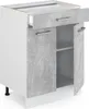 Meuble cuisine Vicco R-Line Béton 60cm avec tiroir, sans Voir les images du produit 4