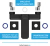 Bächlein Universal Badewannenarmatur in Kantigem Design – Produktbild-Vorschau 6