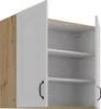 Hängeschrank 80 cm Stilo Weiss + Eiche Artisan Küchenzeile Produktbild-Vorschau 2
