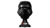 A LEGO Star Wars Kylo Ren helmet model on a display stand. Voir les images du produit