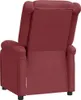 vidaXL Poltrona relax in Pelle finta rosso vino Anteprima dell’immagine prodotto 5