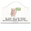 Mr. & Mrs. Panda Schild Nachhilfelehrer Mathe Herz DIN A6 - Produktbild-Vorschau 3
