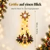 Weihnachtlicher Türhänger mit LED-Beleuchtung, Produktbild-Vorschau 5
