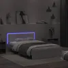 vidaXL Cadre de lit avec tête de lit éclairage LED blanc Voir les images du produit 3