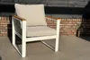 Gartenlounge Cube Essgruppe Weiß Ecksofa verstellbar Produktbild-Vorschau 11