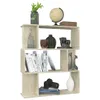 vidaXL Bücherregal/Raumteiler Sonoma-Eiche 80x24x96 cm Produktbild-Vorschau 10