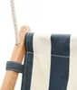 Babyschaukel mit Sicherheitsgurt Baumwolle Holz Blau Produktbild-Vorschau 7