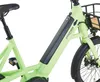 Close-up of an electric bicycle frame and front wheel. Produktbild-Vorschau