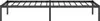 vidaXL Bettgestell Metall Schwarz 75x190 cm Produktbild-Vorschau 5
