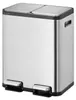 EKO - EcoCasa 1 Poubelle à pédale 30+30 litres - Acier Voir les images du produit 1