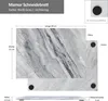 Marmor-Schneidebrett 29x21cm weiß-grau Servierplatte Produktbild-Vorschau 6