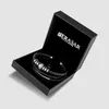 SERASAR | Bracciale in pelle per uomo [Shine] in acciaio Anteprima dell’immagine prodotto 3
