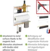WENKO Küchen Regal Gewürz ohne Bohren MAGNA Magnetische Produktbild-Vorschau 3