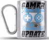 Trendation - Gamer Edelstahl Tasse Karabiner Geschenk Produktbild-Vorschau 1