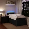 vidaXL Boxspringbett mit Matratze Schwarz 90x190 cm Samt Produktbild-Vorschau 5