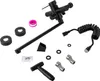 A collection of black plumbing fixtures and accessories laid out on a white background. Produktbild-Vorschau