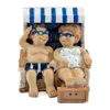 Figur Urlaubspaar, ca. 7 × 7,5 × 8 cm, Polyresin Produktbild-Vorschau 4