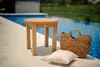 Couchtisch rund Teakholz Ø50 cm, nachhaltiger Gartentisch Produktbild-Vorschau 4