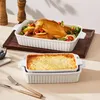 Sada pekáčů MALACASA, 3dílná porcelánová forma na dort, Náhled obrázku produktu 5