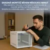 Extralink 19" 4U nástěnný rack 10" 280x310 mm šedý Náhled obrázku produktu 5