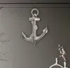 WOHNLING Dekoracyjna Kotwica 70 cm Srebrna Duża Aluminiowa Podgląd zdjęcia produktu 2