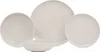 A set of speckled ceramic plates and bowls arranged on a white background. Voir les images du produit