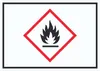 Schild Entzündbare Stoffe Symbol Flamme A0 (841x1189mm) Produktbild-Vorschau 1