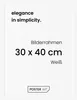 Ramka na zdjęcia i plakaty 30x40 cm, biała, MDF – Poster Podgląd zdjęcia produktu 6
